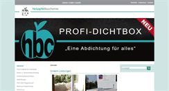 Desktop Screenshot of holzapfel-bauchemie.de